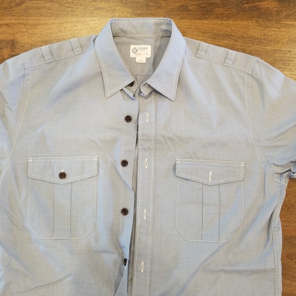 J. Crew military style shirt.